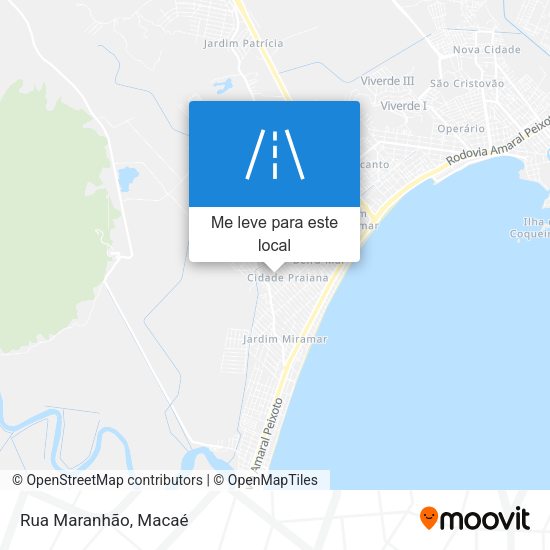 Rua Maranhão mapa