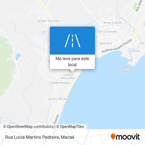 Rua Lucia Martins Pedreira mapa