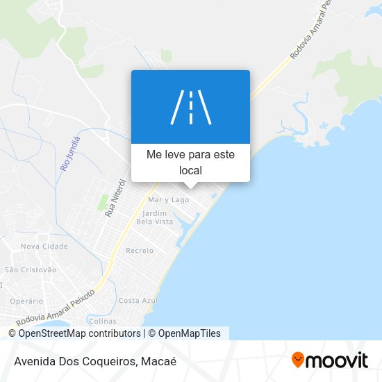 Avenida Dos Coqueiros mapa