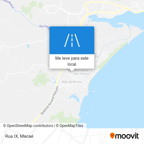Rua IX mapa