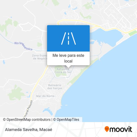 Alameda Savelha mapa