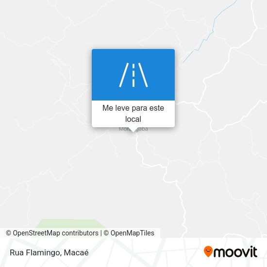 Rua Flamingo mapa