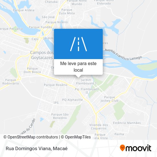 Rua Domingos Viana mapa