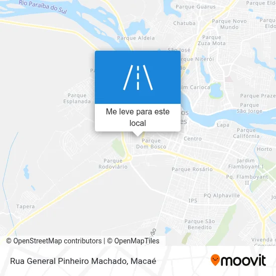 Rua General Pinheiro Machado mapa