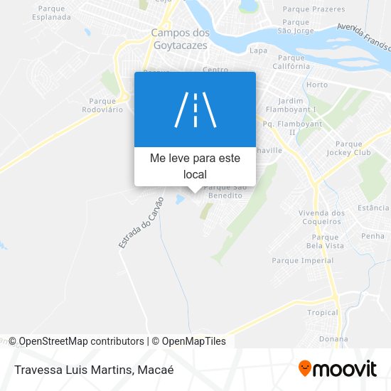 Travessa Luis Martins mapa