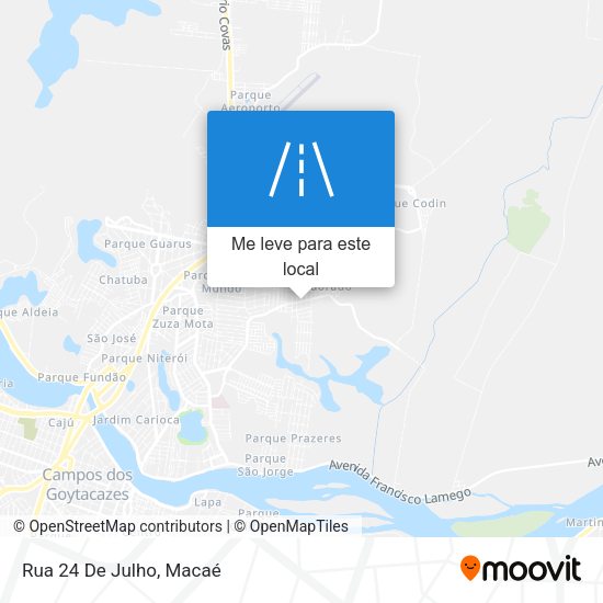 Rua 24 De Julho mapa