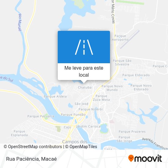 Rua Paciência mapa