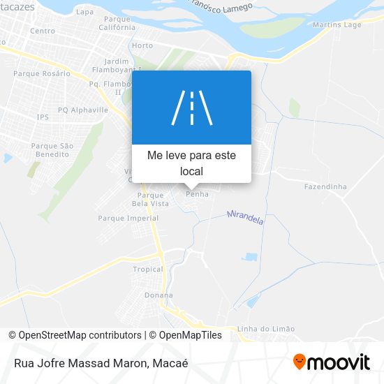 Rua Jofre Massad Maron mapa