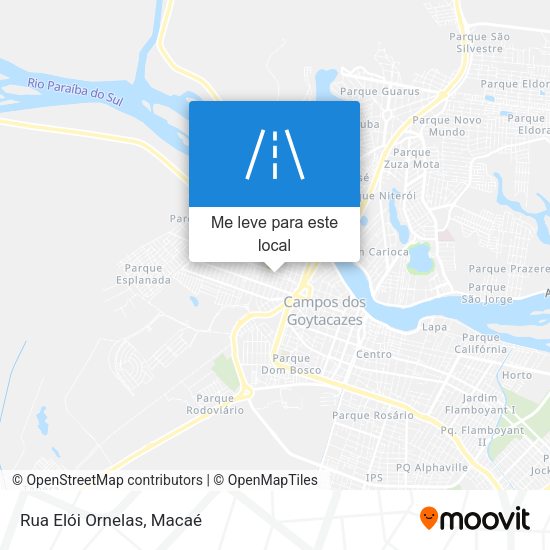 Rua Elói Ornelas mapa