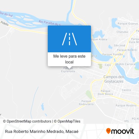 Rua Roberto Marinho Medrado mapa