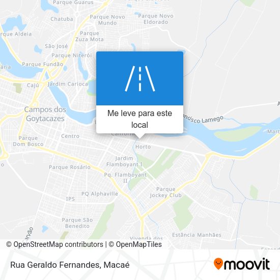 Rua Geraldo Fernandes mapa