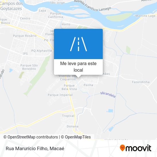 Rua Marurício Filho mapa