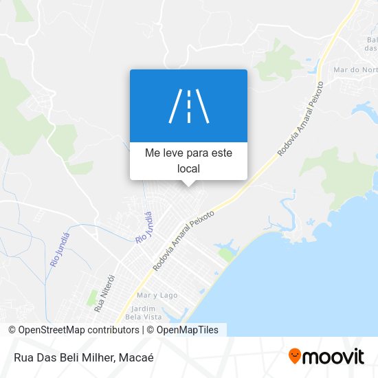 Rua Das Beli Milher mapa