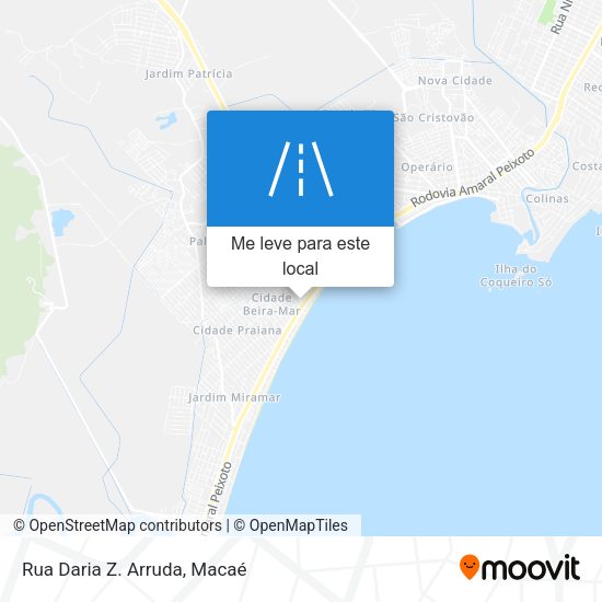 Rua Daria Z. Arruda mapa