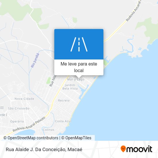 Rua Alaide J. Da Conceição mapa