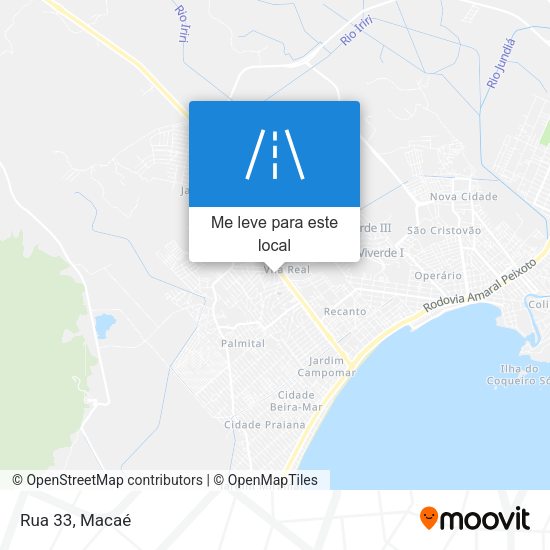 Rua 33 mapa