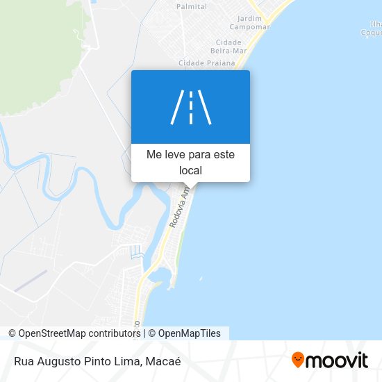 Rua Augusto Pinto Lima mapa