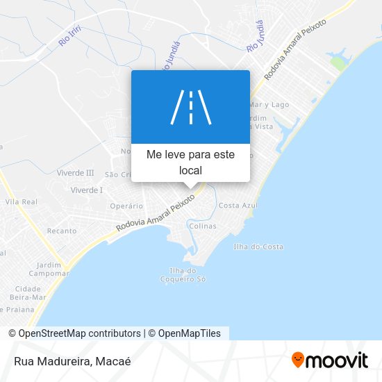 Rua Madureira mapa
