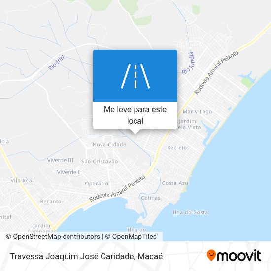Travessa Joaquim José Caridade mapa