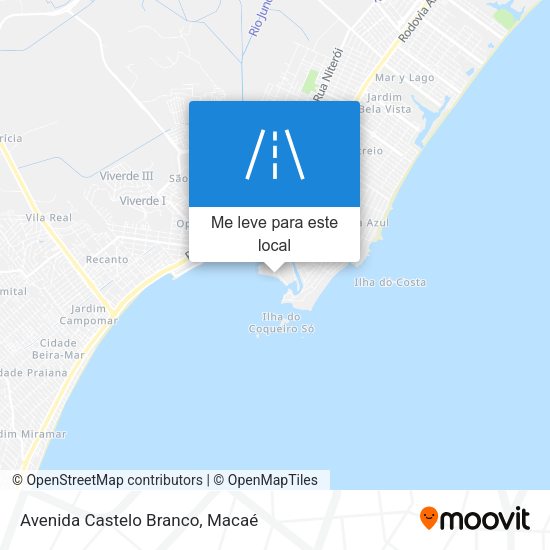 Avenida Castelo Branco mapa