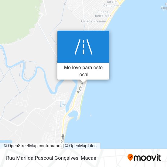 Rua Marilda Pascoal Gonçalves mapa