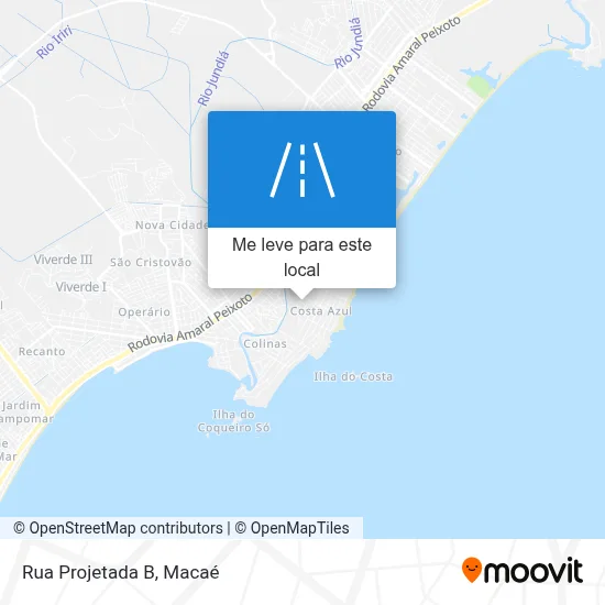 Rua Projetada B mapa