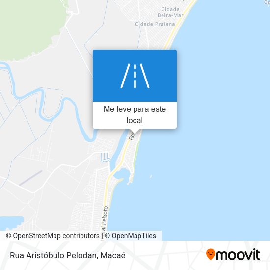 Rua Aristóbulo Pelodan mapa