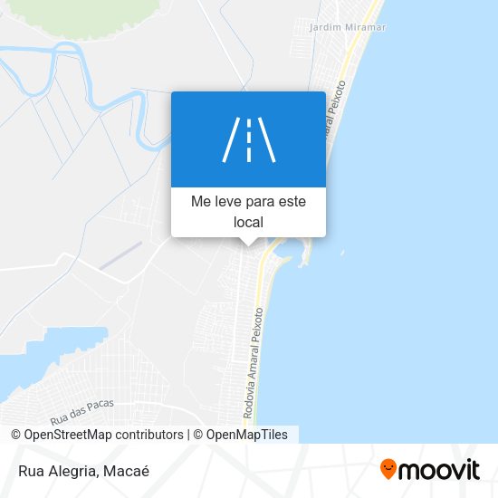 Rua Alegria mapa