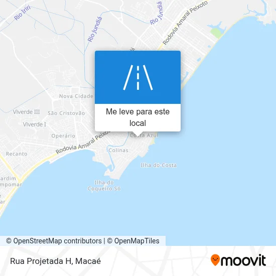 Rua Projetada H mapa