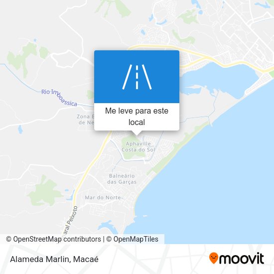 Alameda Marlin mapa
