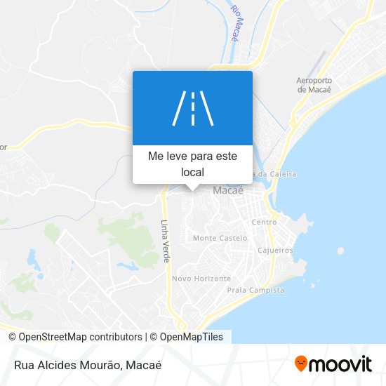 Rua Alcides Mourão mapa