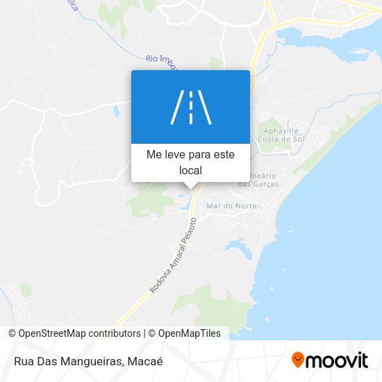 Rua Das Mangueiras mapa
