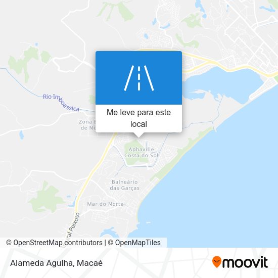 Alameda Agulha mapa