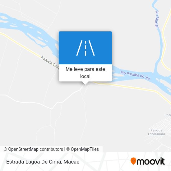 Estrada Lagoa De Cima mapa