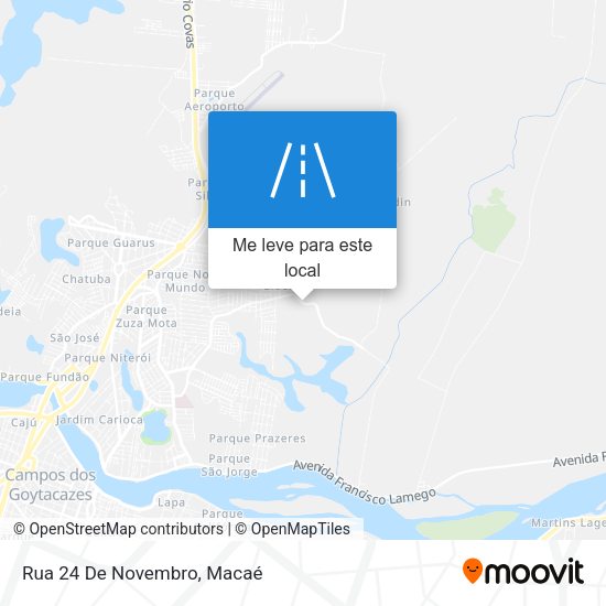 Rua 24 De Novembro mapa
