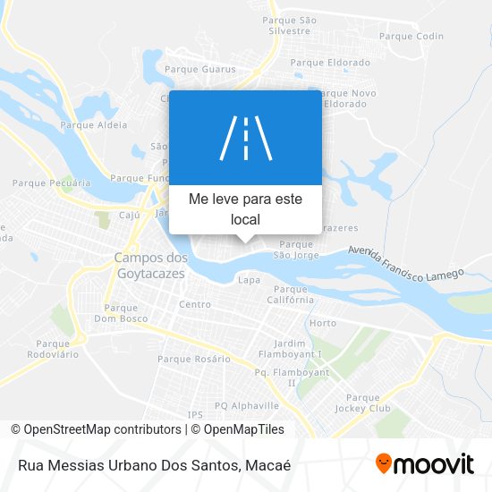 Rua Messias Urbano Dos Santos mapa