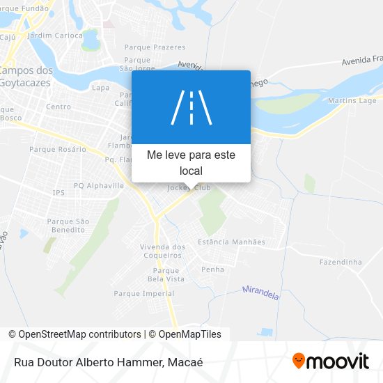 Rua Doutor Alberto Hammer mapa