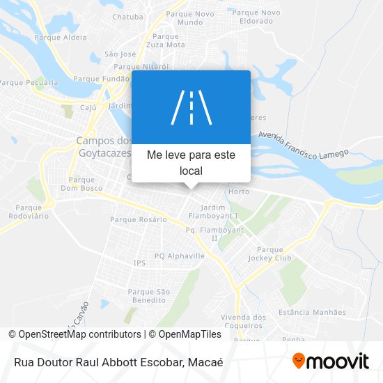 Rua Doutor Raul Abbott Escobar mapa
