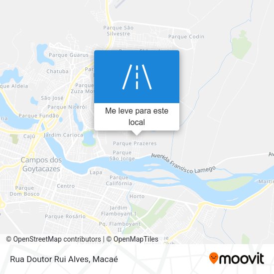 Rua Doutor Rui Alves mapa