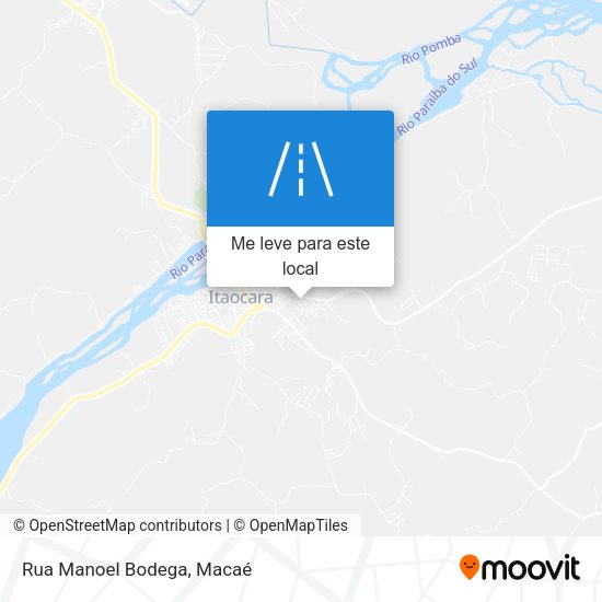 Rua Manoel Bodega mapa