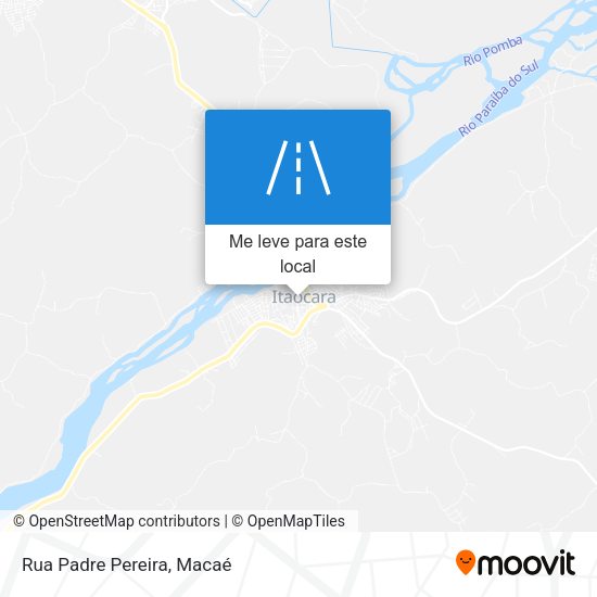 Rua Padre Pereira mapa