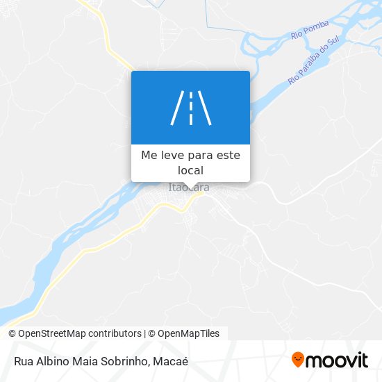 Rua Albino Maia Sobrinho mapa