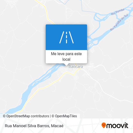 Rua Manoel Silva Barros mapa
