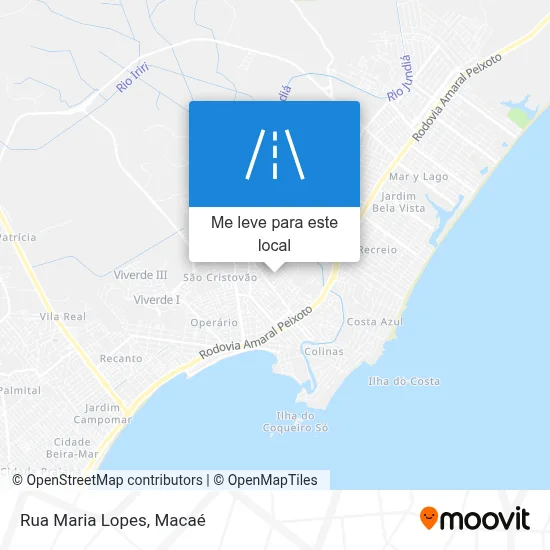 Rua Maria Lopes mapa