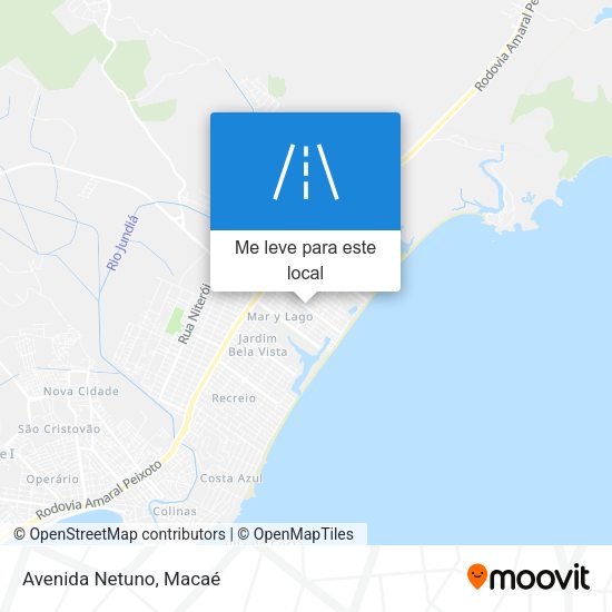 Avenida Netuno mapa