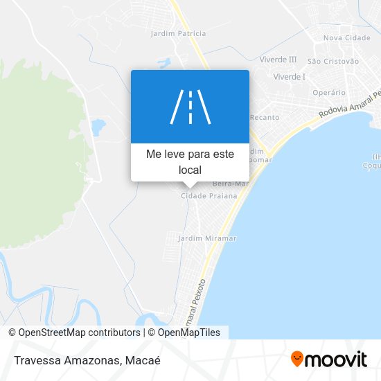 Travessa Amazonas mapa