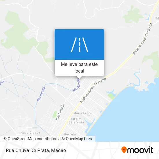 Rua Chuva De Prata mapa