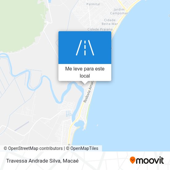 Travessa Andrade Silva mapa