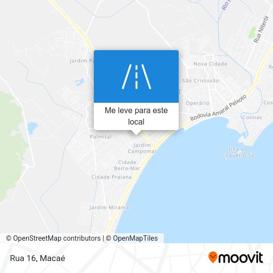 Rua 16 mapa