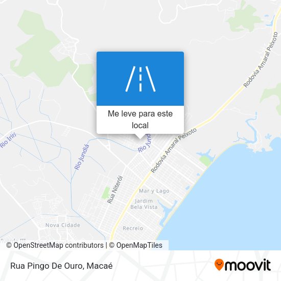 Rua Pingo De Ouro mapa